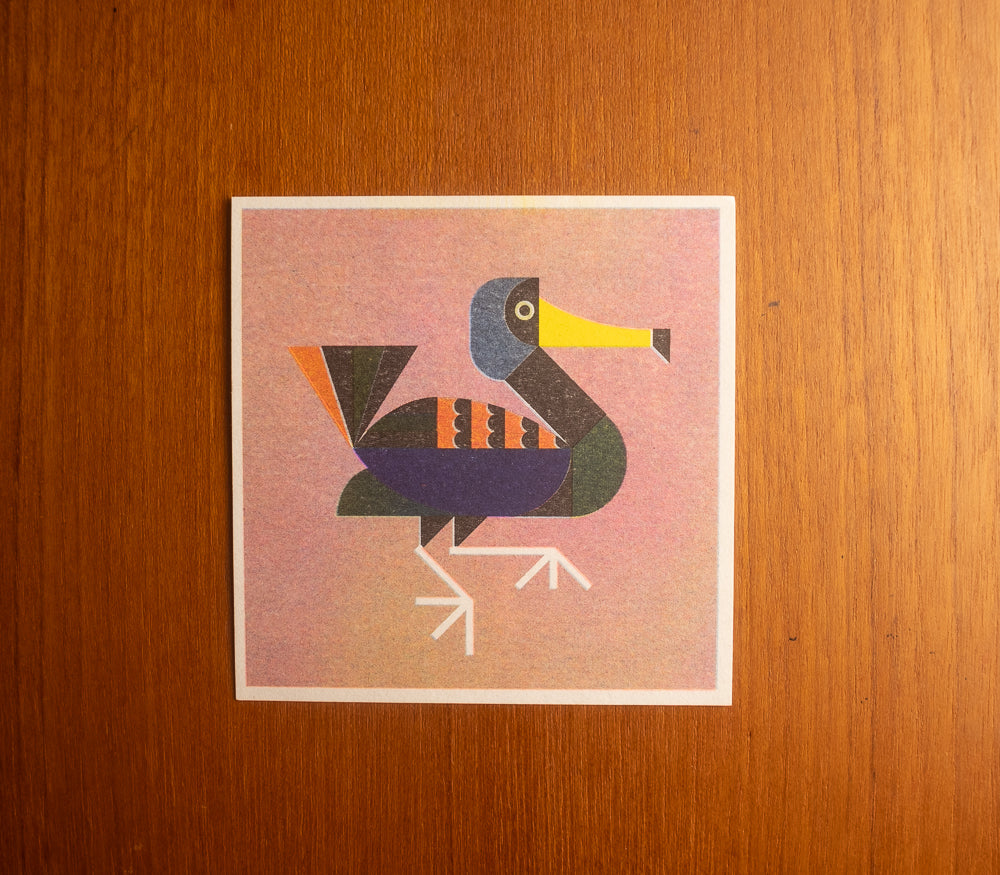 Cormorant Riso Print