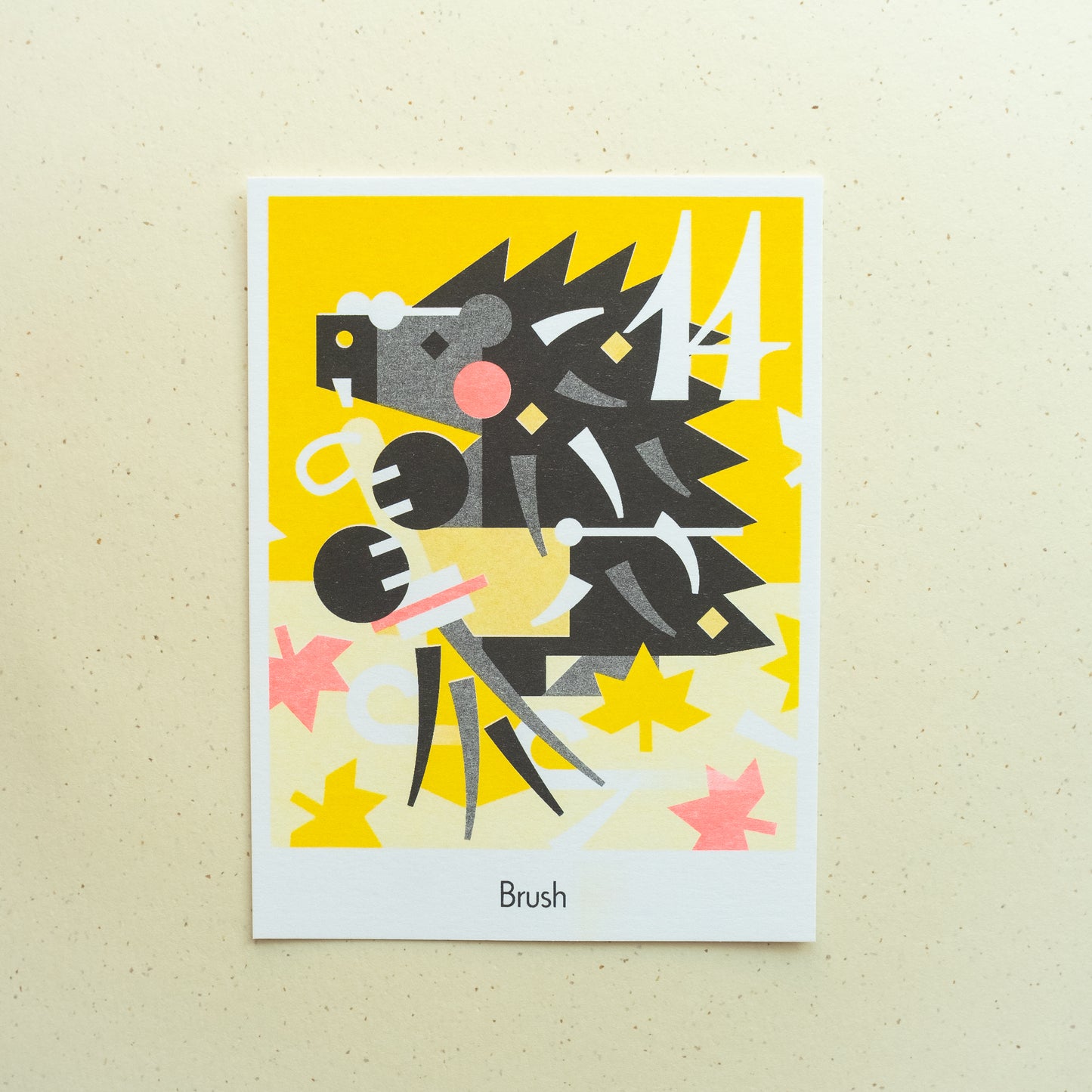 Brush Riso Print
