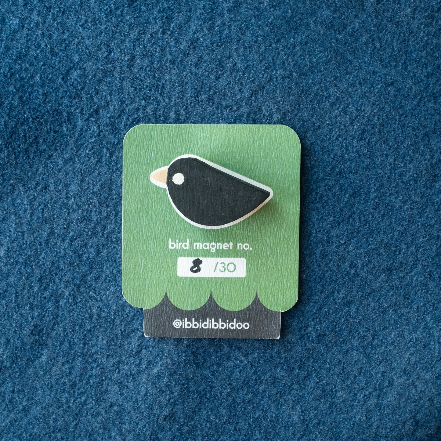 Wooden Bird Magnet