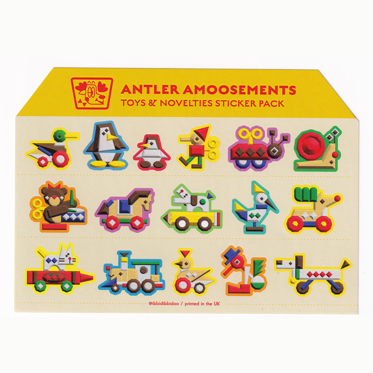 Toys & Novelties A6 Sticker Sheet