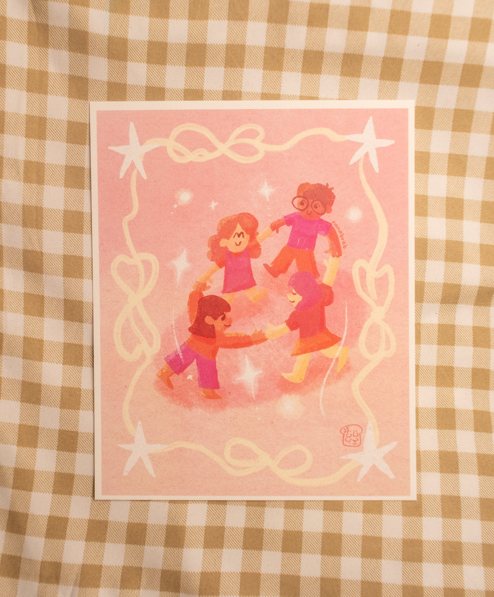 Ring Around The Rosie Print