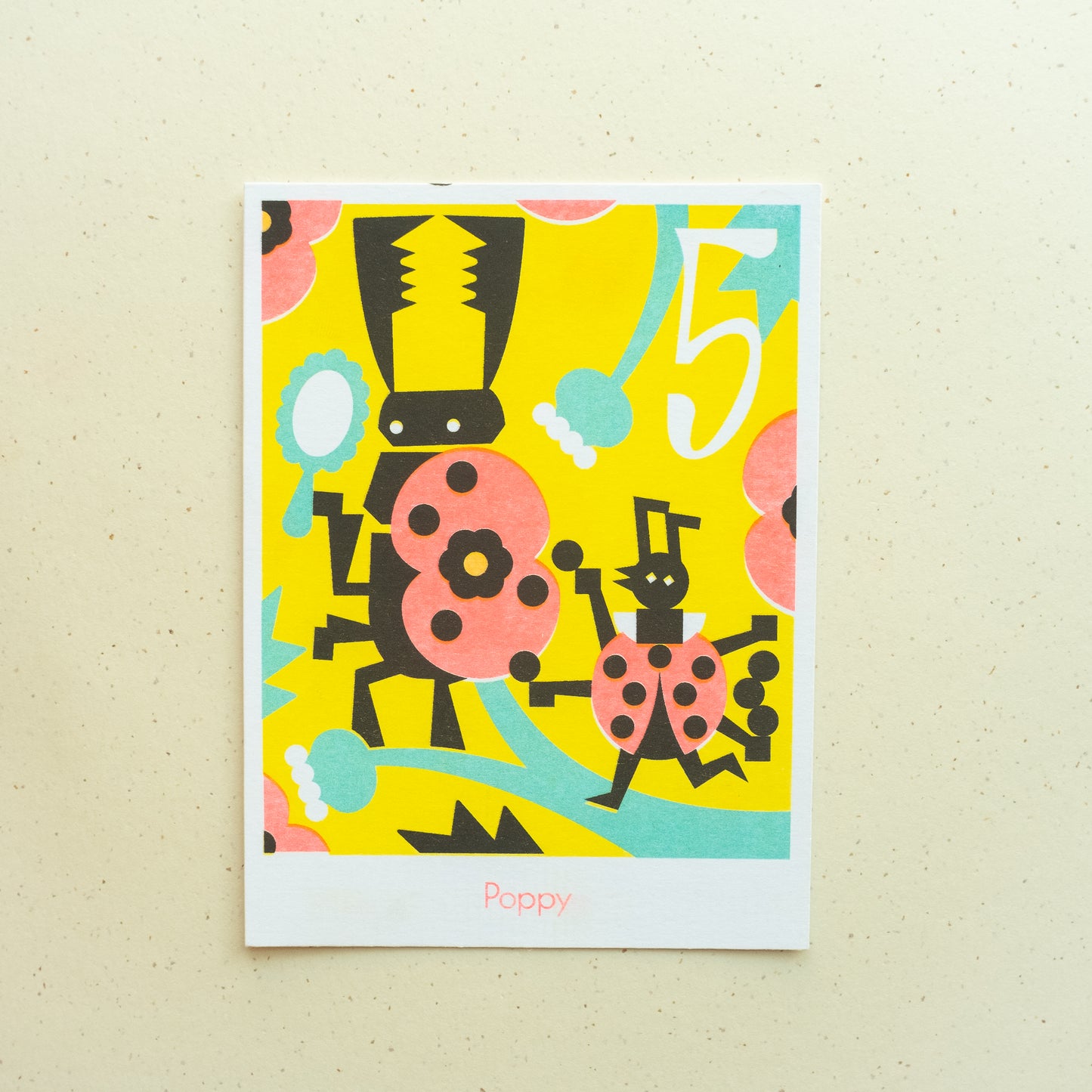 Poppy Riso Print