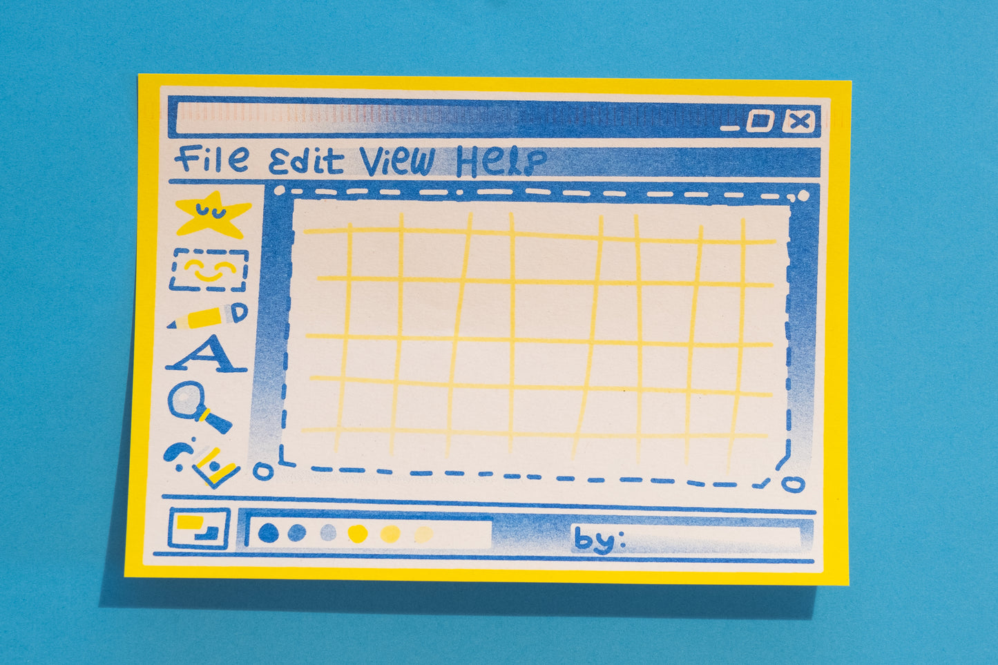 Draw-It-Yourself Riso Print