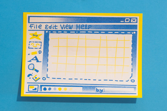 Draw-It-Yourself Riso Print