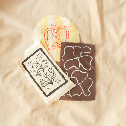 Painted Floral Patches