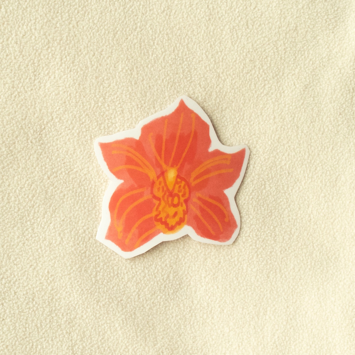 Orchid Stickers (Transparent)
