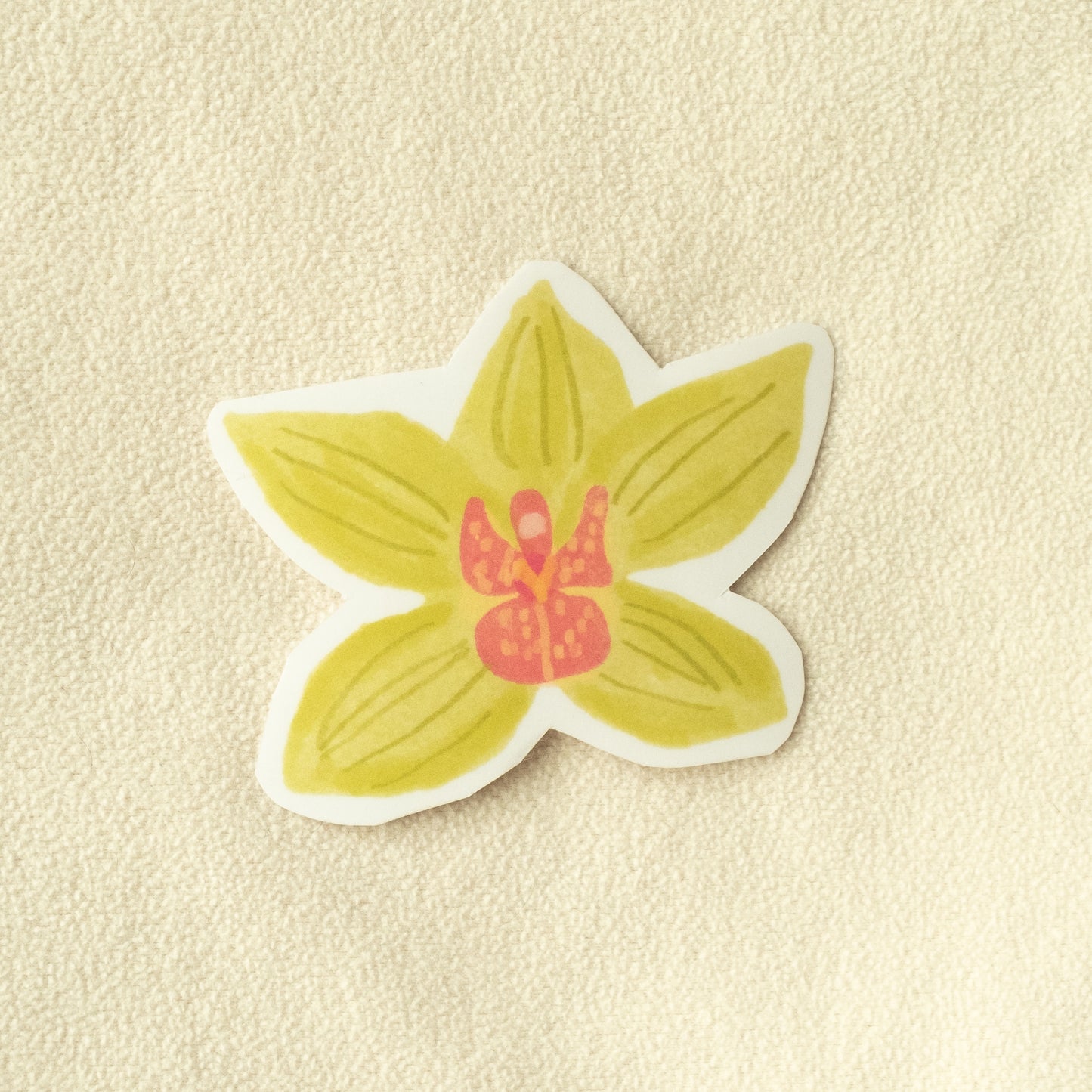 Orchid Stickers (Transparent)