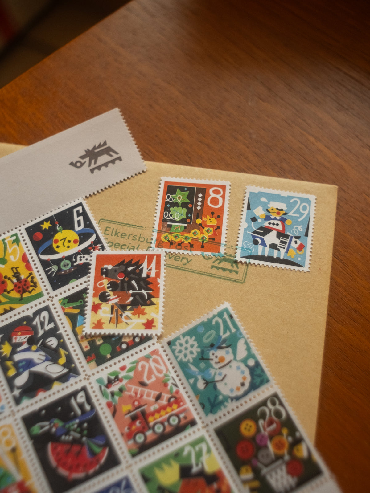 Peachtober 2025 Stamp Sheet