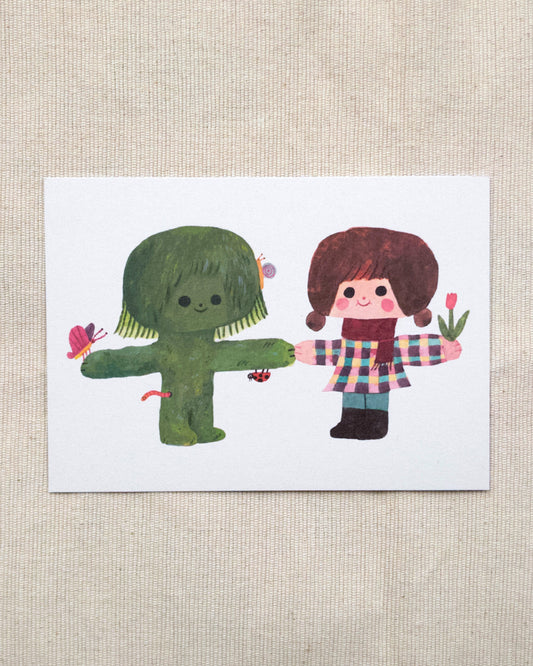 Grass Friend Postcard